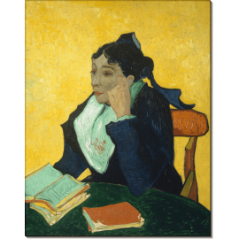 Арлезианка. Мадам Жино с книгами (L'Arlesienne, Portrait of Madame Ginoux), 1888-89. Гог, Винсент ван