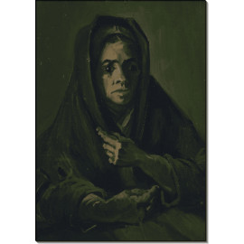 Крестьянка в темном капюшоне, 1885. Гог, Винсент ван