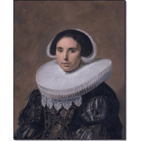 Портрет женщины, возможно, Сары Вольфартс ван Димен. Хальс, Франц