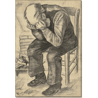 Скорбящий старик («У ворот вечности») (Worn Out (At Eternity's Gate)), 1882. Гог, Винсент ван