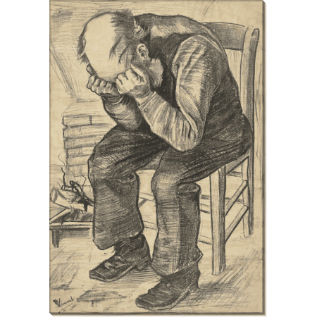 Скорбящий старик («У ворот вечности») (Worn Out (At Eternity's Gate)), 1882. Гог, Винсент ван 