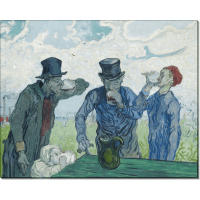 Пьяницы, по работе Домье (The Drinkers (after Daumier)), 1890. Гог, Винсент ван
