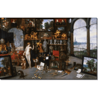 Аллегория зрения (Венера и Купидон в картинной галерее). Брейгель, Ян (младший)