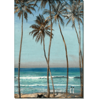 Картина «Под пальмами на Цейлоне». Крейн, Уолтер
