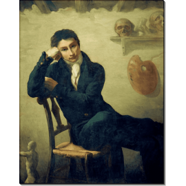 Портрет художника Пьера Жозефа Дедрё-Дорси, друга Жерико, в мастерской. Жерико, Теодор Жан Луи Андре