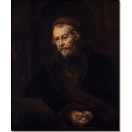 Портрет пожилого мужчины в образе святого Павла. Рембрандт, Харменс ван Рейн