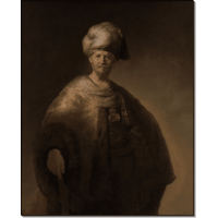 Портрет мужчины в восточной одежде. Рембрандт, Харменс ван Рейн