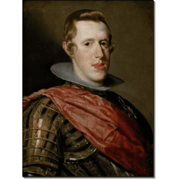 Портрет Филиппа IV в доспехах. Веласкес, Диего