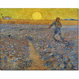 Сеятель на закате солнца (Sower with Setting Sun (after Millet)), 1888. Гог, Винсент ван