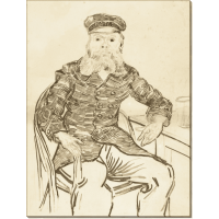 Портрет почтальона Жозефа Рулена (The Postman Joseph Roulin), 1888. Гог, Винсент ван