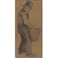 Старик с ведром (Old Man Carrying a Bucket), 1882. Гог, Винсент ван
