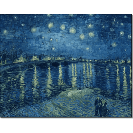 Звездная ночь над Роной (Starry Night over the Rhone), 1888. Гог, Винсент ван