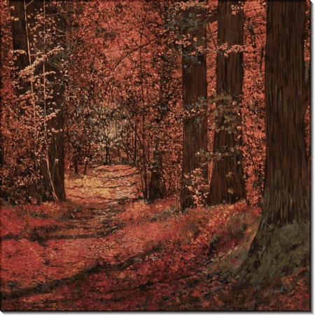 Осень в лесу. Борелли, Гвидо (20 век) 