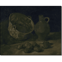 Натюрморт с медным котелком и кувшином (Still Life with Brass Cauldron and Jug), 1885. Гог, Винсент ван