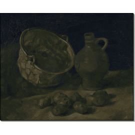 Натюрморт с медным котелком и кувшином (Still Life with Brass Cauldron and Jug), 1885. Гог, Винсент ван