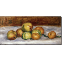 Натюрморт с яблоками и мандаринами. Ренуар, Пьер Огюст