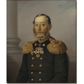Портрет вице-адмирала С.С. Нахимова. 1864 (брат адмирала Павла Нахимова). Васильев А.А.