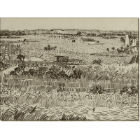 Урожай (для Эмиля Бернара) (Harvest (for Emile Bernard)), 1888. Гог, Винсент ван