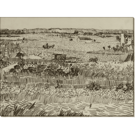 Урожай (для Эмиля Бернара) (Harvest (for Emile Bernard)), 1888. Гог, Винсент ван