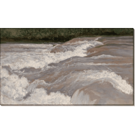 Бурная река над водопадом в Тиволи. Коро, Жан-Батист Камиль