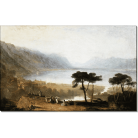 Вид на Женевское озеро из Монтрё. Тернер, Джозеф Мэллорд Уильям