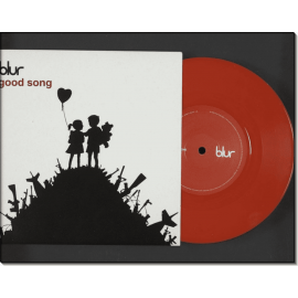 Обложка CD альбома Good song группы Blur. Бэнкси