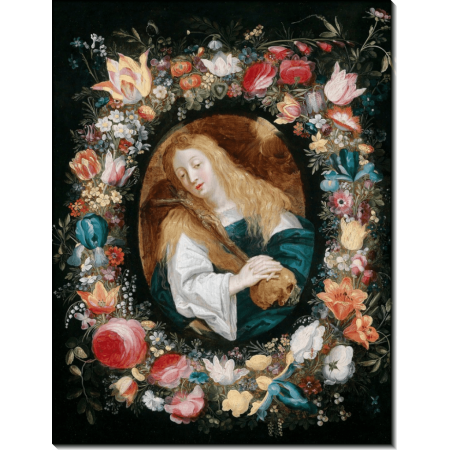 Мария Магдалина в цветочной гирлянде. Брейгель, Ян (младший) 