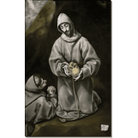 Святой Франциск и брат Лео, размышляющие о смерти. Греко, Эль