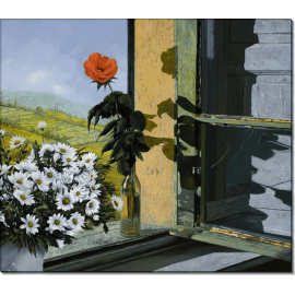 Роза у окна. Борелли, Гвидо (20 век)
