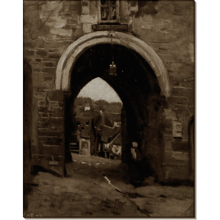 Иерусалимские ворота в Динане. Коро, Жан-Батист Камиль 