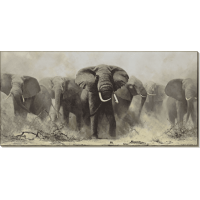 Стадо слонов. Шеперд, Девид (20 век)