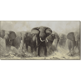 Стадо слонов. Шеперд, Девид (20 век)