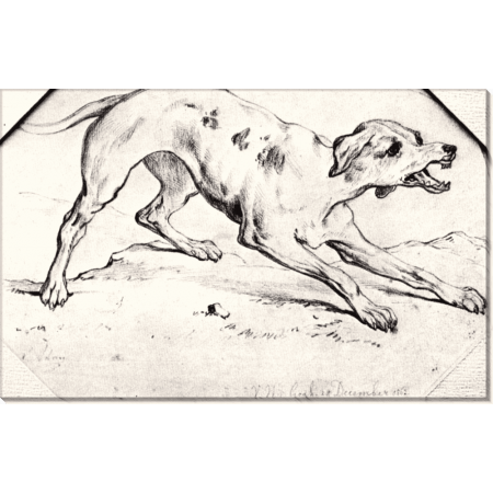 Пес (Dog), 1862. Гог, Винсент ван 