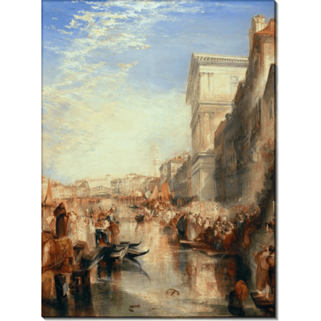 Большой канал в Венеции, уличная сценка. Тернер, Джозеф Мэллорд Уильям 